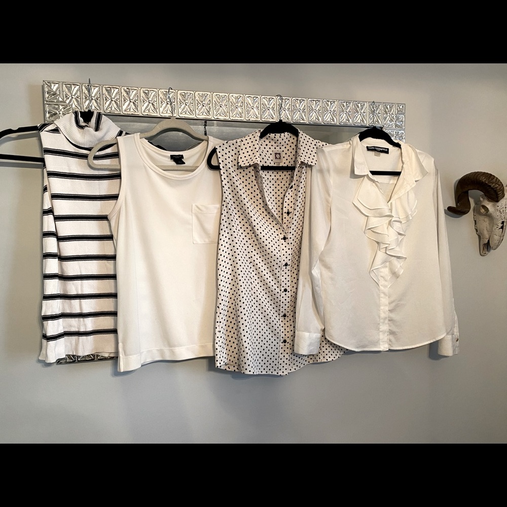 Blouse Bundle 🎊💕 4 Blouses. women’s size S/M/L. All fit like women’s M.